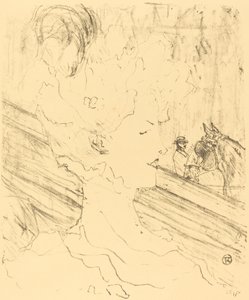 Emilienne d'Alencon av Henri de Toulouse Lautrec