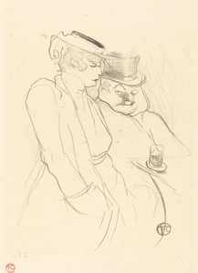 I førti, 1893. av Henri de Toulouse Lautrec