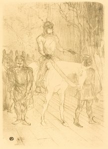 Eingang von Brasseur in Chilperic, 1895 von Henri de Toulouse Lautrec