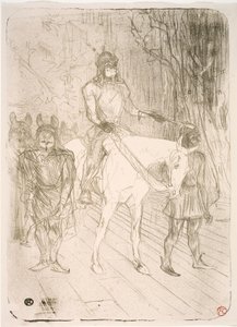 Inngang til Brasseur, i Chilpéric av Henri de Toulouse-Lautrec