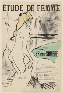 Kvinnestudie av Henri de Toulouse Lautrec