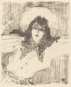 Eva Lavalliere av Henri de Toulouse Lautrec