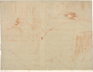 Kvinne på ryggen, tretthet av Henri de Toulouse Lautrec