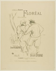 Floréal, fra Melodier av Désiré Dihau av Henri de Toulouse Lautrec