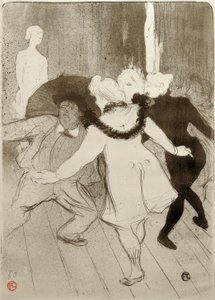 Folies Bergère, Monsieur Prudhommes beskjedenhet av Henri de Toulouse Lautrec