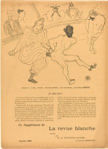 Footit og Chocolat (Footit et Chocolat) [venstre recto] av Henri de Toulouse Lautrec