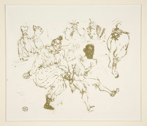 Footit og sjokolade av Henri de Toulouse Lautrec