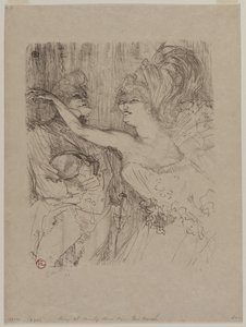 Guy and Mealy, i "Paris qui Marche" av Henri de Toulouse-Lautrec