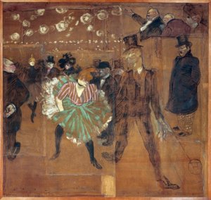 H. Toulouse-Lautrec, Tanz im Moulin Rouge