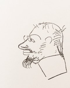 Henri Toulouse-Lautrec. Selbstporträt. von Henri de Toulouse Lautrec