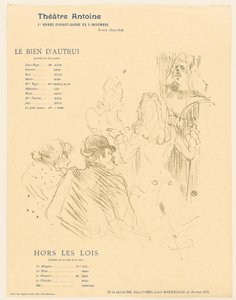 Hyllest til Moliere av Henri de Toulouse Lautrec