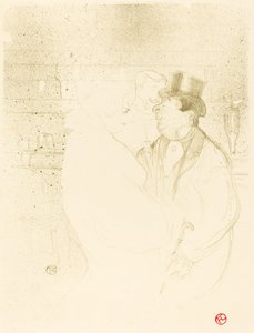 Ida Heath an der Bar von Henri de Toulouse Lautrec