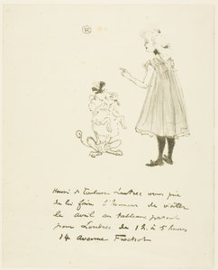 Einladung zu einer Ausstellung von Henri de Toulouse-Lautrec
