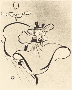 Jane Avril av Henri de Toulouse Lautrec