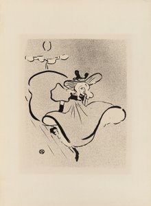 Jane Avril, fra Le Café-Concert av Henri de Toulouse Lautrec