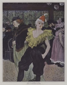 Clowness Cha-U-Kao ved Moulin Rouge av Henri de Toulouse Lautrec