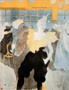 Die Clownesse im Moulin Rouge von Henri de Toulouse Lautrec