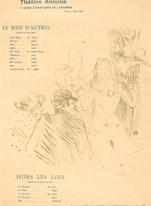 Andres gode; fredløse av Henri de Toulouse Lautrec