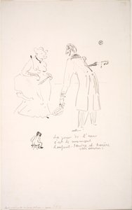 Das Neujahrskompliment von Henri de Toulouse Lautrec