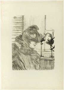 Le Margoin (Mademoiselle Louise Blouet) von Henri de Toulouse-Lautrec