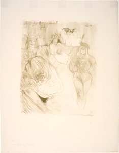 Långiver hilser av Henri de Toulouse-Lautrec