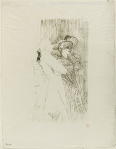 Lender und Auguez in La Chanson de Fortunio von Henri de Toulouse-Lautrec