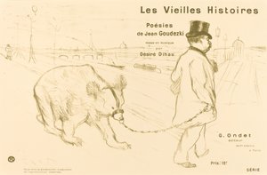 Les Vielles Histoires (Umschlag/Frontispiz) von Henri de Toulouse Lautrec
