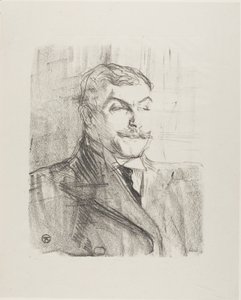 Lucien Guitry, fra Treize Lithographies av Henri de Toulouse-Lautrec