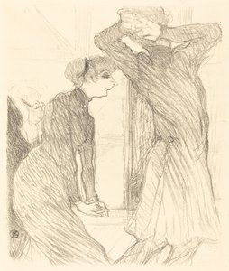 Lugne Poe og Baldy i Above Human Forces Lugne Poe og Baldy i..., 1894. av Henri de Toulouse Lautrec