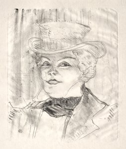 Madame Rejane av Henri de Toulouse-Lautrec