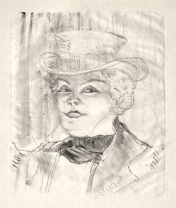 Madame Réjane, 1899 von Henri de Toulouse Lautrec