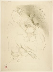 Frøken Lender og Baron av Henri de Toulouse-Lautrec