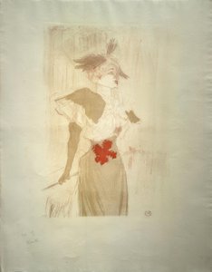 Frøken Marcelle Lender, stående av Henri de Toulouse Lautrec