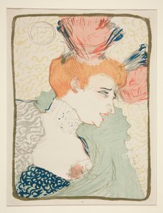 Mademoiselle Marcelle Lender, Bust (Portrettbyste av Mademoiselle Marcelle Lender) av Henri de Toulouse Lautrec