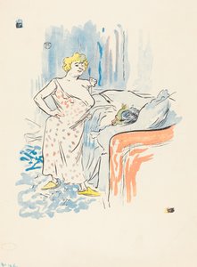 Mann og dame av Henri de Toulouse Lautrec