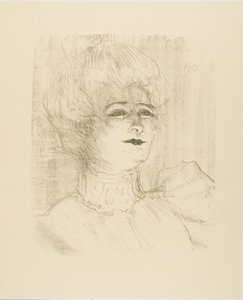 Marie-Louise Marsy, aus Treize Lithographies von Henri de Toulouse-Lautrec