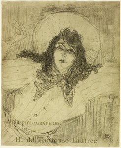 May Belfort, fra Treize Lithographys av Henri de Toulouse Lautrec