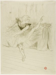 Miss Ida Heath, engelsk danser av Henri de Toulouse-Lautrec
