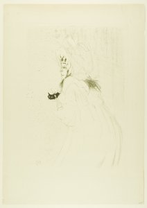 Frøken May Belfort tar en bue av Henri de Toulouse Lautrec