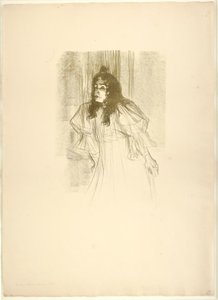 Frøken May Belfort i hår av Henri de Toulouse Lautrec