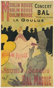 Moulin Rouge, La Goulue av Henri de Toulouse-Lautrec