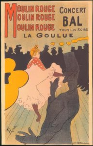 Moulin Rouge, La Goulue von Henri de Toulouse Lautrec