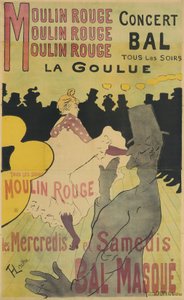 Moulin Rouge, La Goulue, 1891 von Henri de Toulouse Lautrec