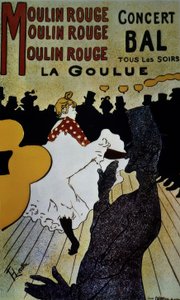 Moulin Rouge: La Goulue - 1891 - 191 × 117 cm - fargelitografi av Henri de Toulouse Lautrec