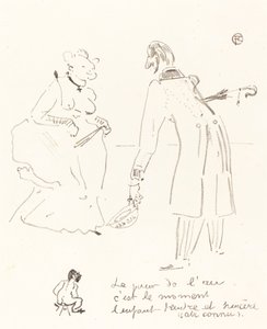 Nyttårshilsen Nyttårskomplimentet, 1897. av Henri de Toulouse Lautrec