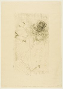 Gammel mann og ung jente av Henri de Toulouse-Lautrec