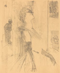 Auf der Bühne, 1898 von Henri de Toulouse Lautrec