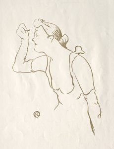 Paula Brebion av Henri de Toulouse-Lautrec