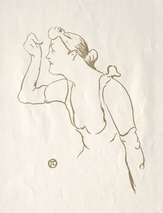 Paula Brebion, 1893. av Henri de Toulouse Lautrec