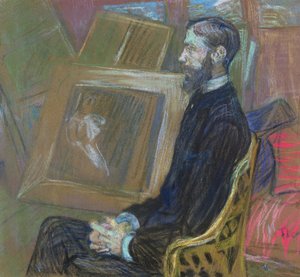 Portrett av M. Georges Henri Manuel, 1891 (pastell om bord)